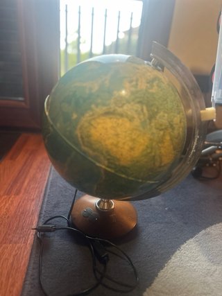 Lampada mappamondo