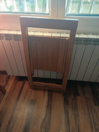 Silla de madera macizas plegable firme