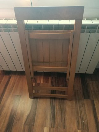 Silla de madera macizas plegable firme