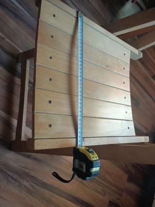 Silla de madera macizas plegable firme