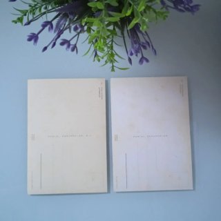 2 Cartoline Roger Moore e Rock Hudson NUOVE