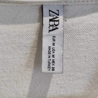 Vestido corto Zara blanco
