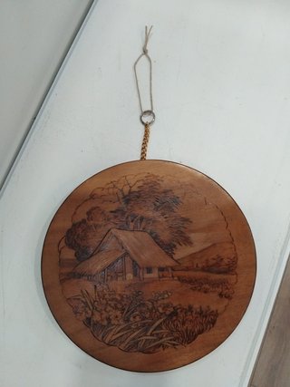 Placa Decorativa Madera G. Jimenez