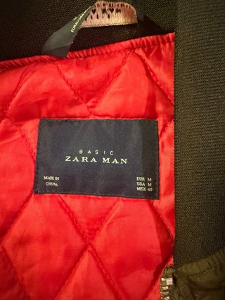 Chaqueta Zara Bomber Verde Oliva