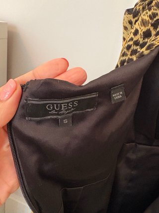Vestido Guess Animal Print Talla S