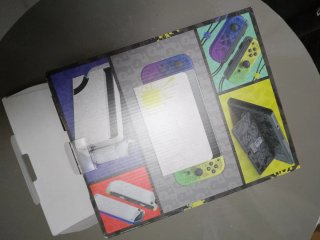 Caja Nintendo Switch OLED Splatoon 3 Edición
