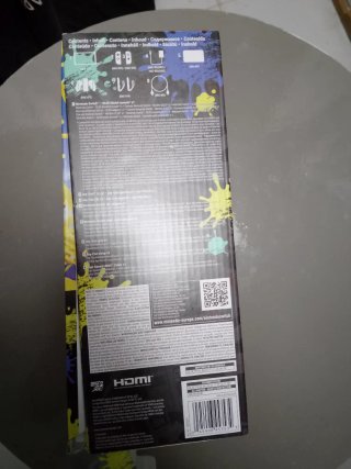 Caja Nintendo Switch OLED Splatoon 3 Edición