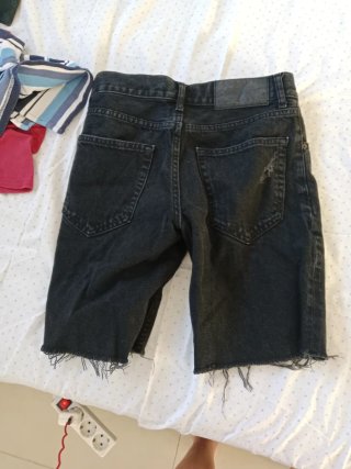 Pantalones vaqueros negros Bershka T34