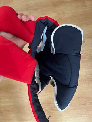Mochila Portabebés Jane Roja y Azul
