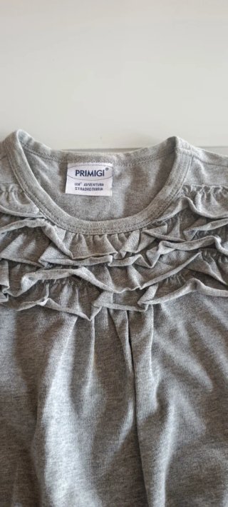Vestito autunnale grigio Primigi 4 anni 104 cm