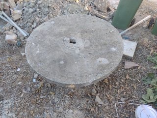 Mesa de piedra para jardín