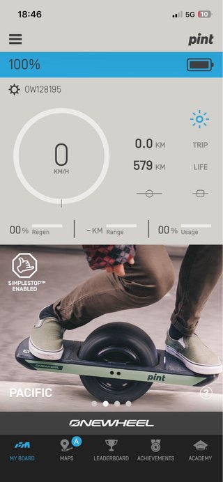 One Wheel Pint + fangs