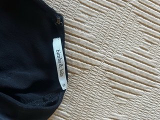 Camisa bimba lola negra manga corta
