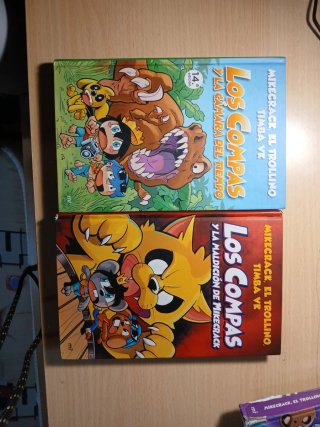 Lote 6 libros de Los Compas Mike rock del 1 al 6