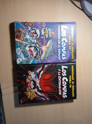Lote 6 libros de Los Compas Mike rock del 1 al 6