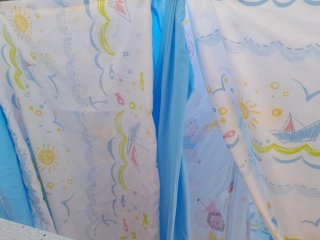 2 Juegos Sábanas Infantiles Barco y Peces