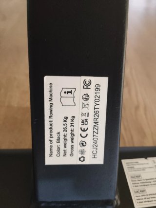 Máquina de remo YAMO agua depósito 45º