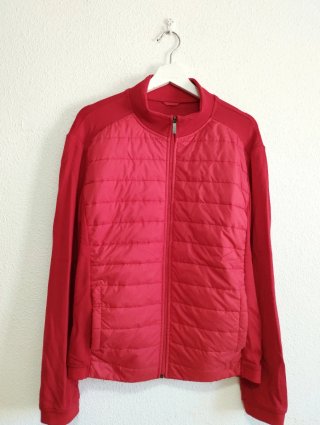 Chaqueta Zara Híbrida Roja Ligera