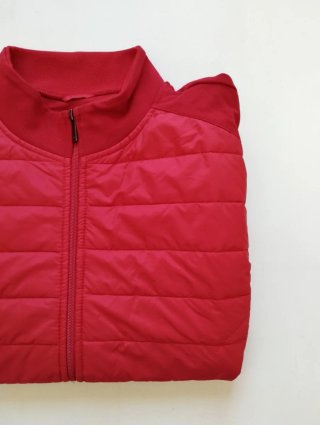Chaqueta Zara Híbrida Roja Ligera