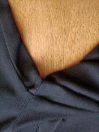 Pantalón ancho Stradivarius negro