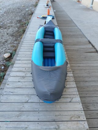 Kayak hinchable Crivit biplaza