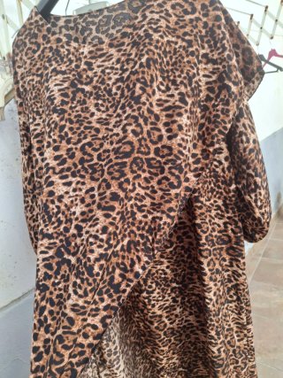 Vestido Túnica Estampado Leopardo. Ver descripción