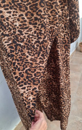 Vestido Túnica Estampado Leopardo. Ver descripción