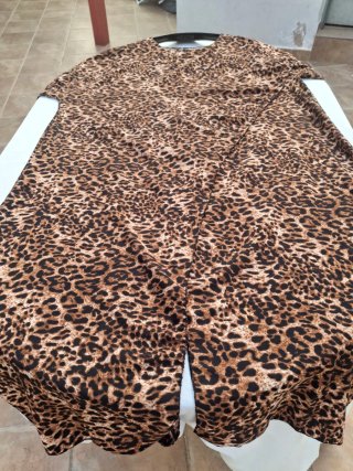 Vestido Túnica Estampado Leopardo. Ver descripción