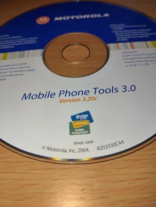 CD Motorola Mobile Phone Tools versione 3.20c