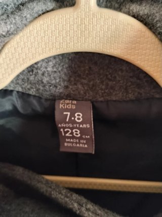 Abrigo Zara Lana 128cm