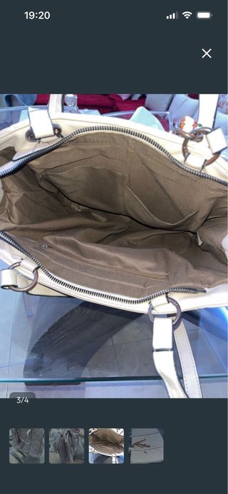 Bolso elegante BIM beige acolchado