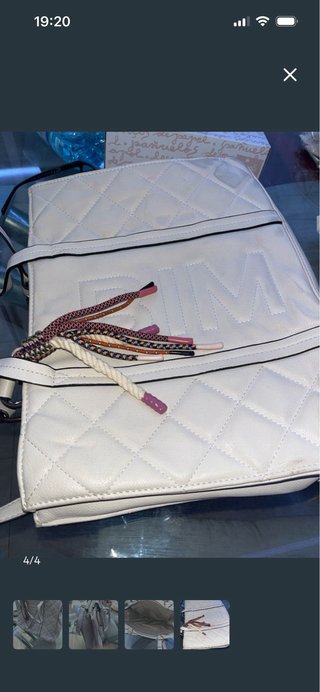 Bolso elegante BIM beige acolchado