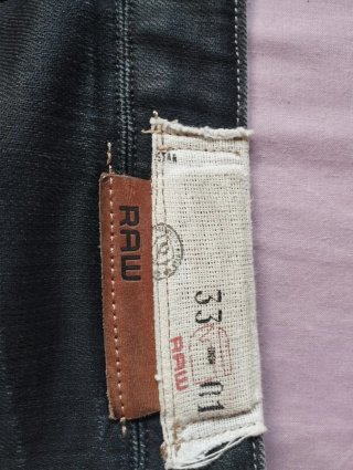 Pantalón G-Star RAW Negro Cremalleras