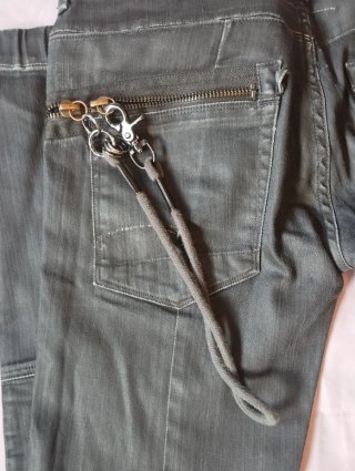 Pantalón G-Star RAW Negro Cremalleras