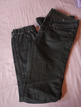Pantalón G-Star RAW Negro Cremalleras