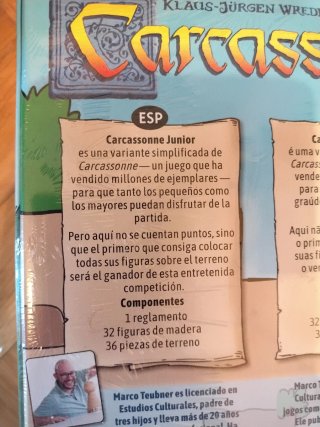 " Carcassonne Junior " , Devir Juego de Mesa