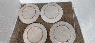 4 Piatti in Ceramica Fajalauza Antichi