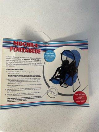 Mochila Portabebés Champ Azul