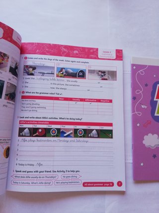 Libro y librito ejercicios ingles 5 pri. All About