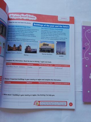 Libro y librito ejercicios ingles 5 pri. All About