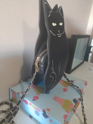 Bolso gato negro Pepa Loves