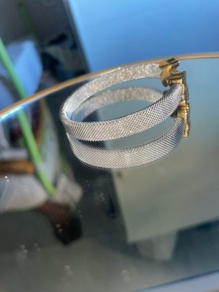Pulsera Tous Oso Dorada y Plateada