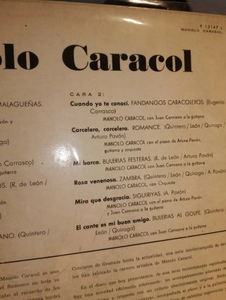 Joya Flamenco 60's  Manolo Caracol