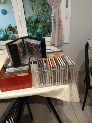 Equipo de música Kenwood con altavoces