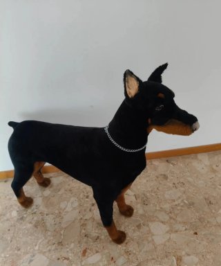 Peluche Dobermann Grandezza Naturale