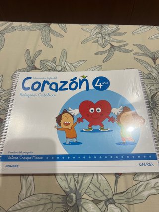 Corazón, 4 años Educación infantil Religión Cat...