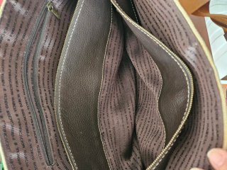 Bolso maletín Purificación García Beige/Marrón