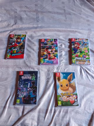 Lote 5 juegos Nintendo Switch