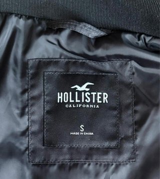 Chaqueta Hollister Negra y Blanca