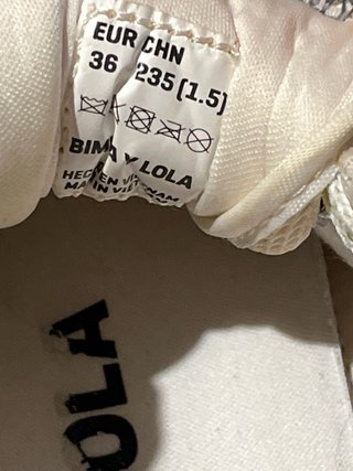 Tenis Bimba y Lola Talla 36